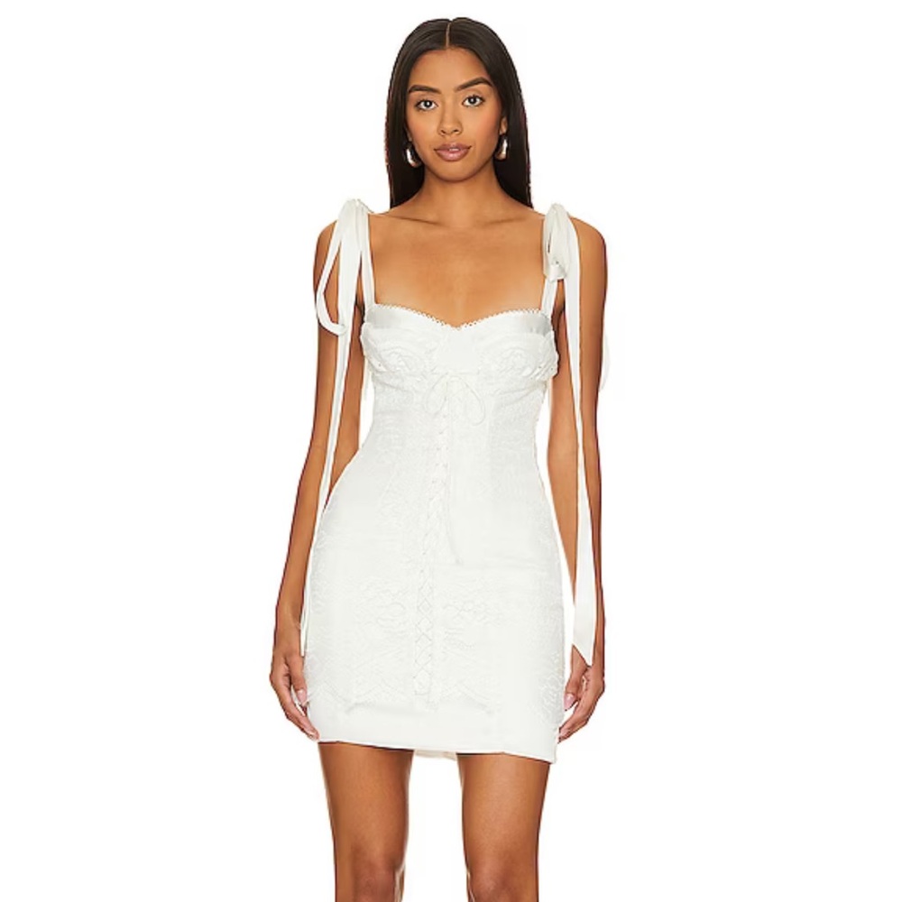 Zahra Mini Dress in White
For Love & Lemons
